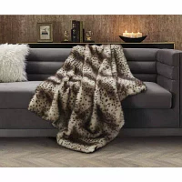 Inspired Home® Nikki Cheetah Midweight Throw