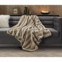 Inspired Home® Nikki Brown Fox Midweight Throw