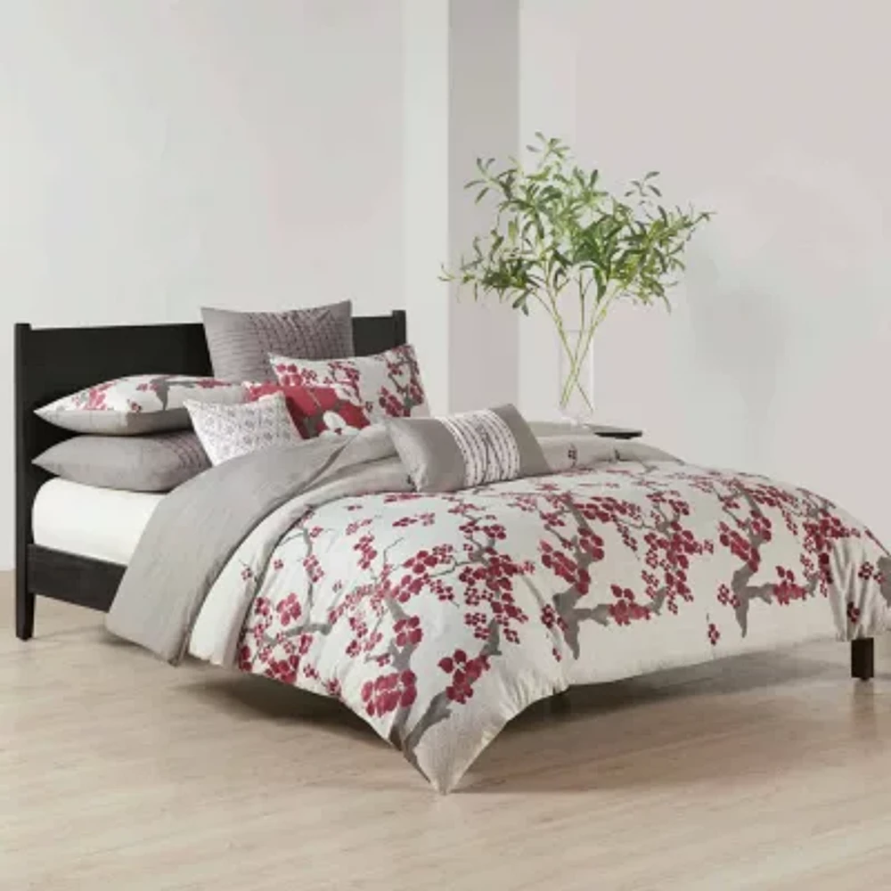 N Natori Cherry Blossom Euro Sham