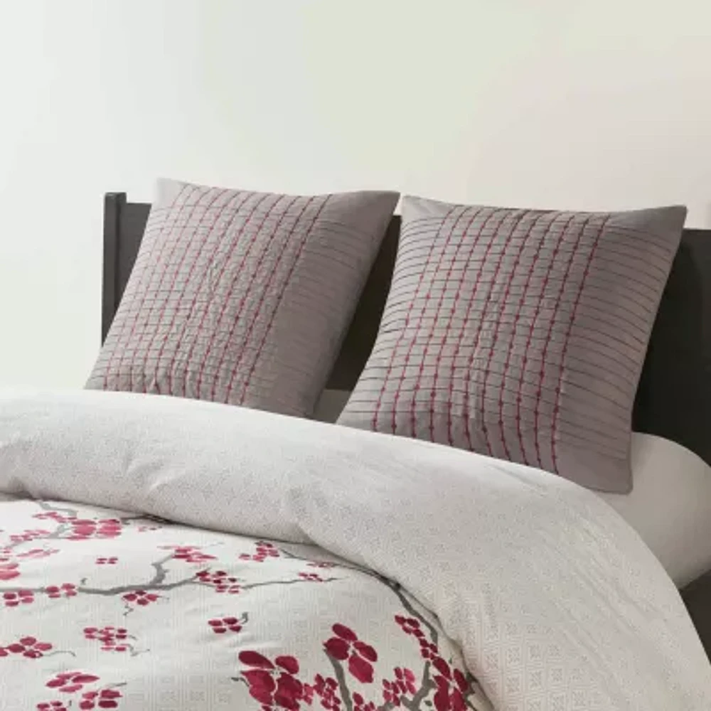 N Natori Cherry Blossom Euro Sham