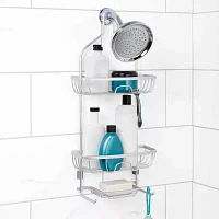 Zenna Home Never Rust Aluminum Over The Shower Caddy