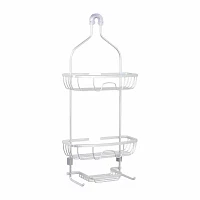 Zenna Home Never Rust Aluminum Over The Shower Caddy