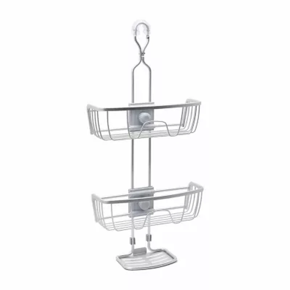 Zenna Home Never Rust Aluminum Adjustable Shower Caddy
