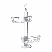 Zenna Home Never Rust Aluminum Adjustable Shower Caddy