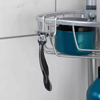 Zenna Home 3 Tier Aluminum Tension Pole Shower Caddy