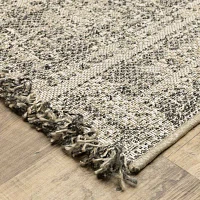 Covington Home Geneva Faded Textures 39"X60" Indoor Outdoor Rectangular Accent Rug