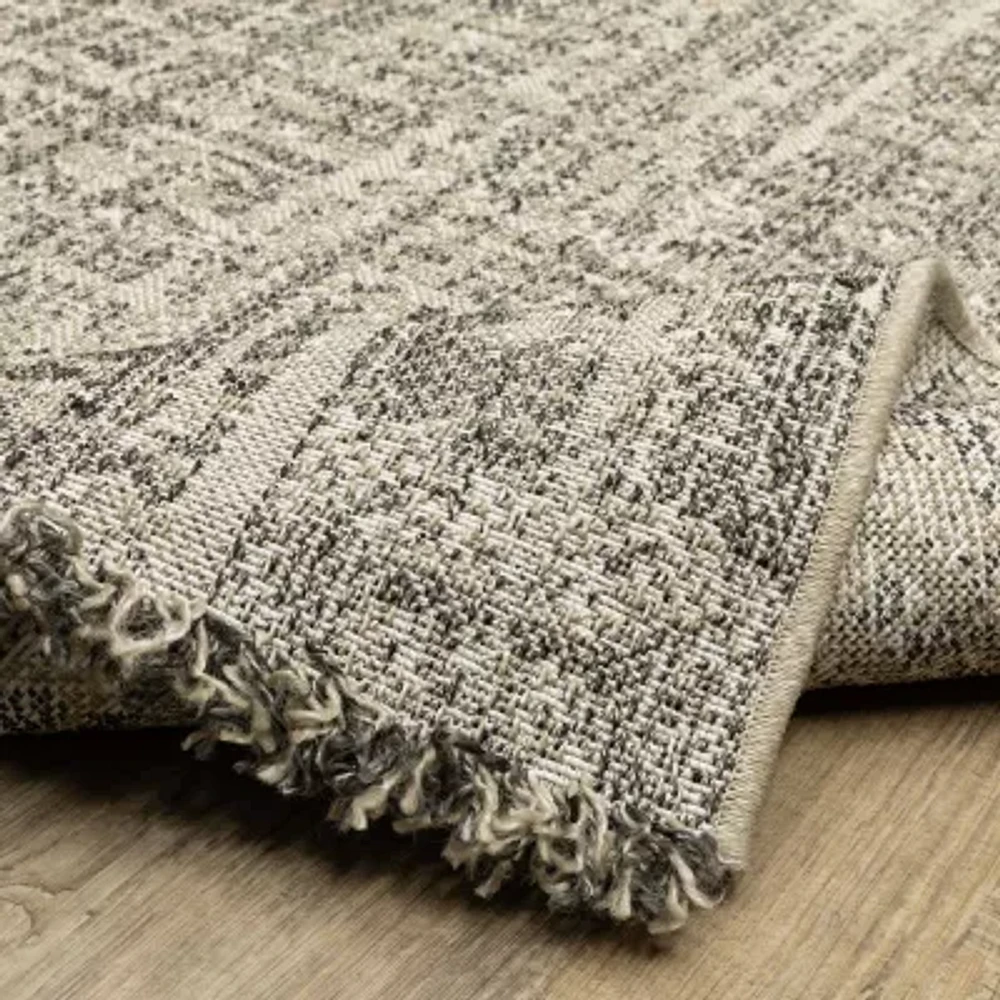 Covington Home Geneva Faded Textures 39"X60" Indoor Outdoor Rectangular Accent Rug