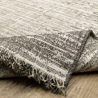 Covington Home Geneva Weathered Textures 39"X60" Indoor Outdoor Rectangular Accent Rug