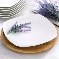Elama Square Large 12-pc. Stoneware Dinner Plate