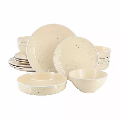 Elama Emilia 16-pc. Stoneware Dinnerware Set