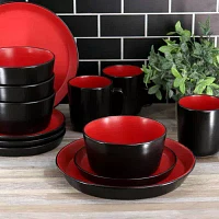 Elama Bacarra 16-pc. Stoneware Dinnerware Set