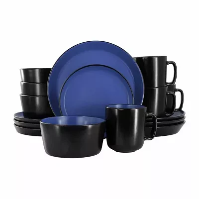 Elama Bacarra 16-pc. Stoneware Dinnerware Set