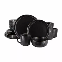 Elama Leo 16-pc. Stoneware Dinnerware Set