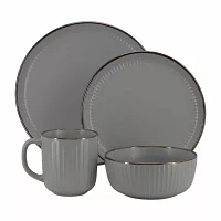 Elama Leo 16-pc. Stoneware Dinnerware Set