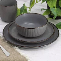 Elama Leo 16-pc. Stoneware Dinnerware Set