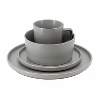Elama Luxmatte -pc. Stoneware Dinnerware Set