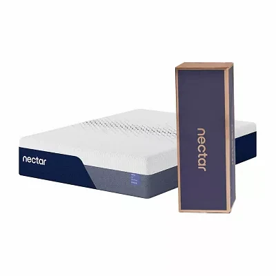 Nectar Luxe Memory Foam 5.1 14" Plush Mattress a Box