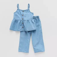 Okie Dokie Toddler & Little Girls 2-pc. Pant Set