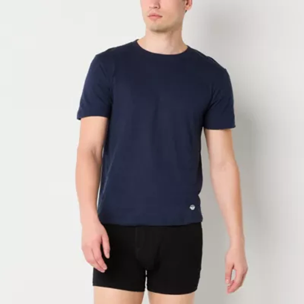 Dockers Mens 4 Pack Short Sleeve Crew Neck T-Shirt