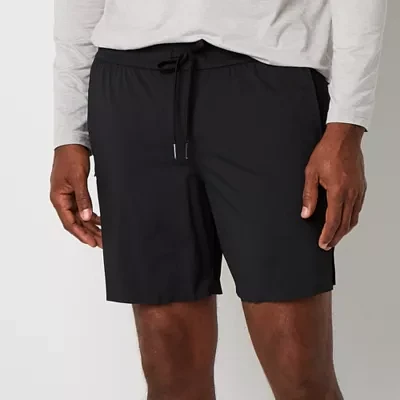Xersion 7 Inch 2-In-1 Mens Mid Rise Workout Shorts
