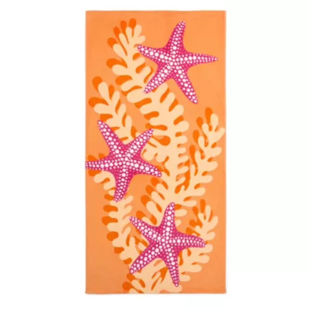 Outdoor Oasis Starfish Reef Beach Towels