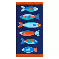 Outdoor Oasis Multi Fish Beach Towels