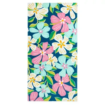 Outdoor Oasis Multi Floral Beach Towels