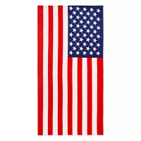 Outdoor Oasis American Flag Beach Towels