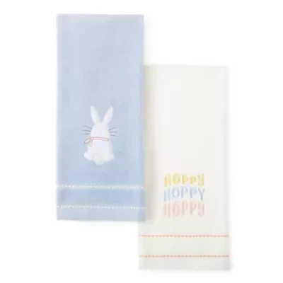 Avanti Hoppy Bunny 2-pc. Hand Towels