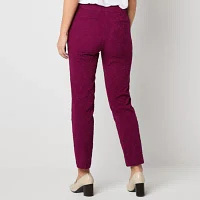 Liz Claiborne Womens Mid Rise Slim Pant