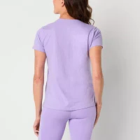 Xersion Womens Cotton Crew Neck Short Sleeve T-Shirt