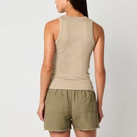 a.n.a Womens High Neck Sleeveless Tank Top