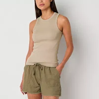 a.n.a Womens High Neck Sleeveless Tank Top