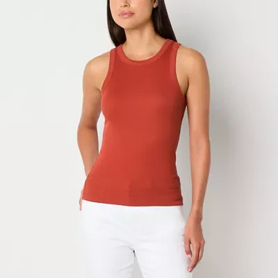 a.n.a Womens High Neck Sleeveless Tank Top