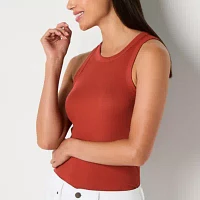 a.n.a Womens High Neck Sleeveless Tank Top