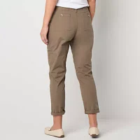 Liz Claiborne Mid Rise Cropped Pants