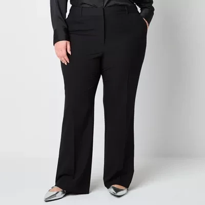 Worthington Plus Womens High-Rise Modern Trouser