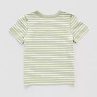 Okie Dokie Toddler Boys Adaptive Crew Neck Short Sleeve T-Shirt