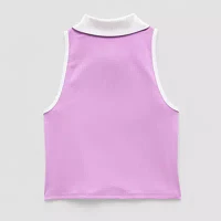 Xersion Little & Big Girls Polo Tank Top