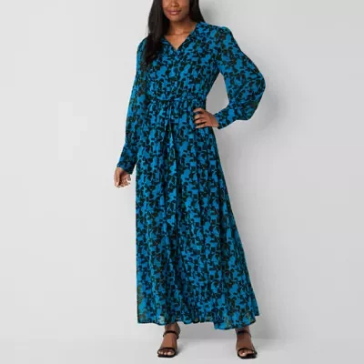 Hope & Wonder Black History Month Womens Long Sleeve Maxi Dress