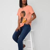 Hope & Wonder Black History Month Womens Short Sleeve 'Queen Vibes Only' Graphic T-Shirt