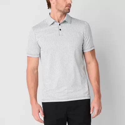 Stylus Mens Short Sleeve Printed Polo Shirt