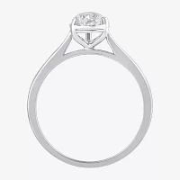 (H-I / Si2) Womens 3/4 CT. Lab Grown White Diamond 10K Gold Pear Solitaire Engagement Ring