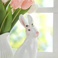 Glitzhome Resin Bunny 2-pc. Easter Tabletop Decor