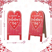 Glitzhome Easel  Decor Valentines Day Porch Sign