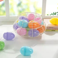 Glitzhome 60-pc. Plastic Fillable Easter Eggs