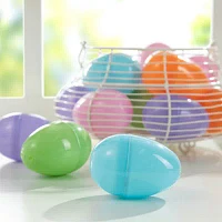 Glitzhome 60-pc. Plastic Fillable Easter Eggs