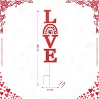 Glitzhome "Rainbow ""Love""""" Valentines Day Yard Art