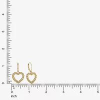 Monet Jewelry Womens Heart Drop Earrings