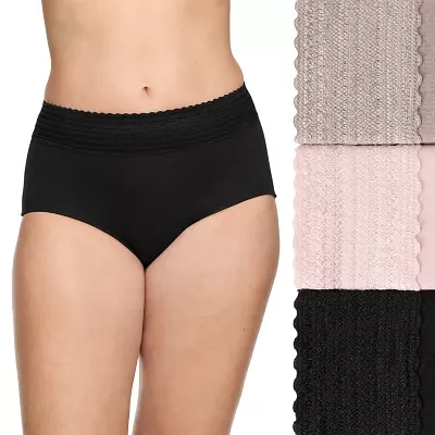 Warners No Pinching Problems Cotton Brief 3PK-RS2093P